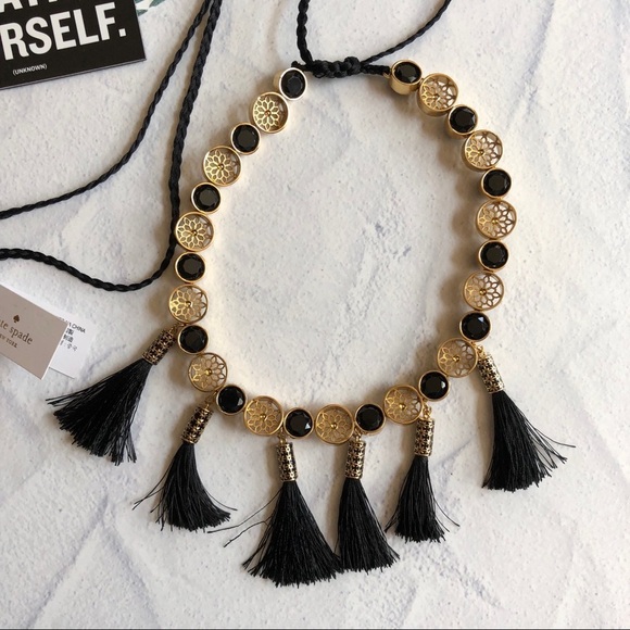 Kate Spade Moroccan Tile Tassel Necklace - Picture 3 of 7